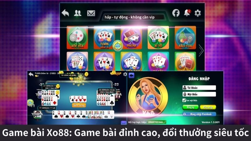 Khái niệm và sự phát triển game bài Xo88